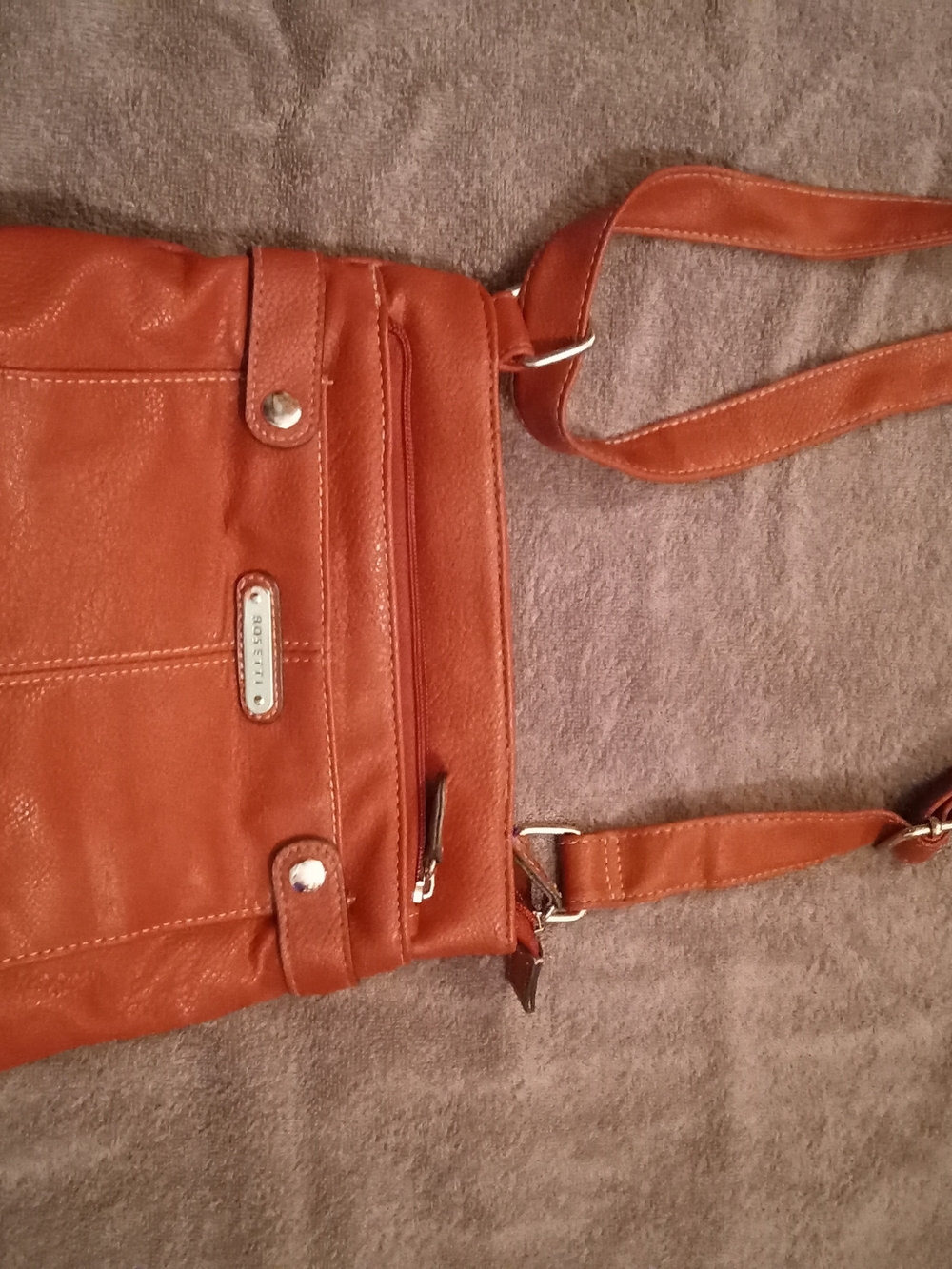 Rosetti Rust Orange Crossbody Bag